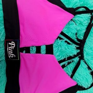 Pink Sports bra